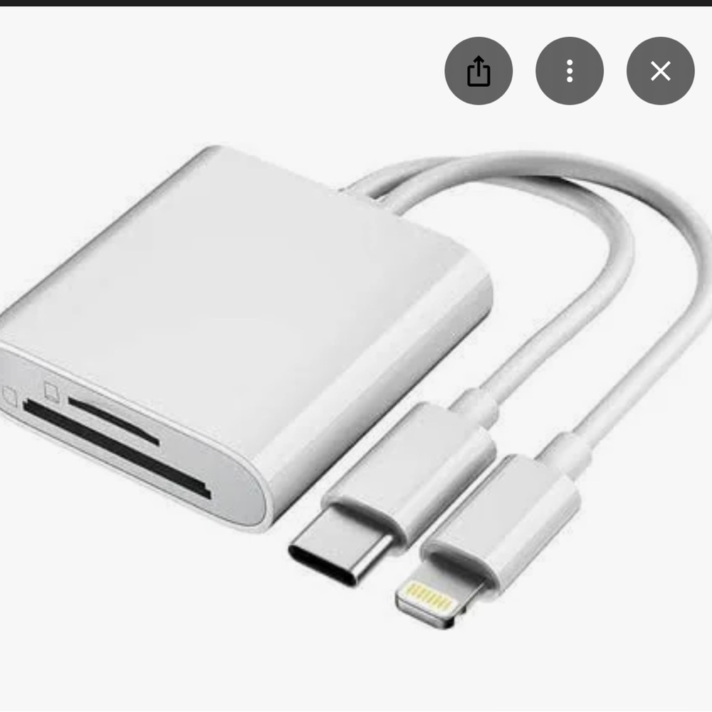 Dual Card Slot Memory/SD Card Reader